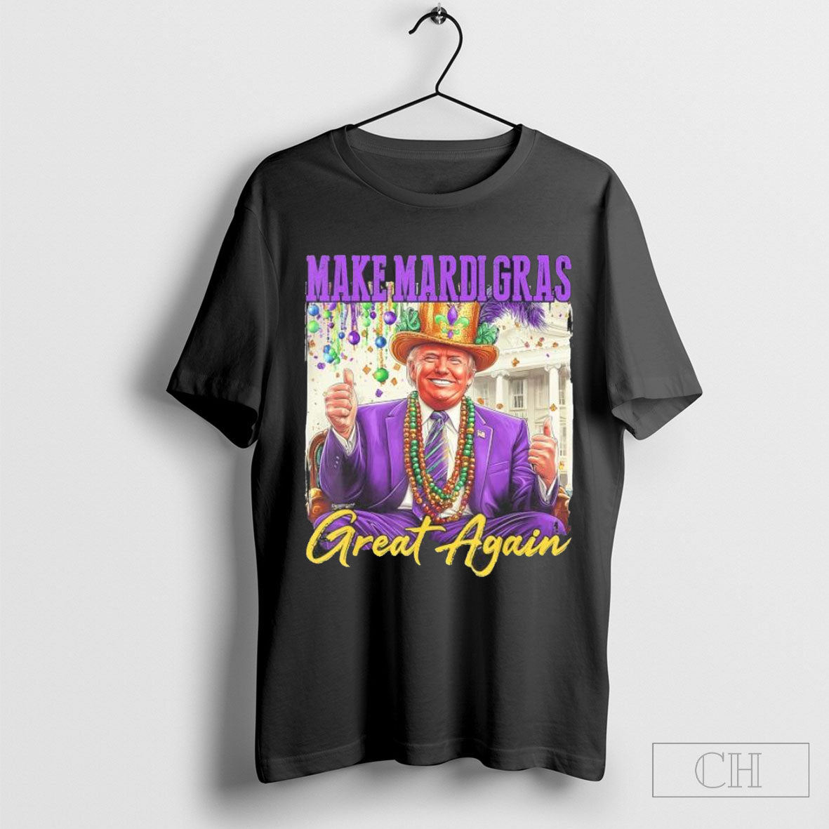 Mardi Gras Donald Trump Mardi Gras American Flag Shirt Cutom Poster Coffee Mugs Ornaments