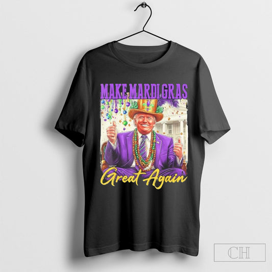 Mardi Gras Donald Trump Mardi Gras American Flag Shirt Cutom Poster Coffee Mugs Ornaments