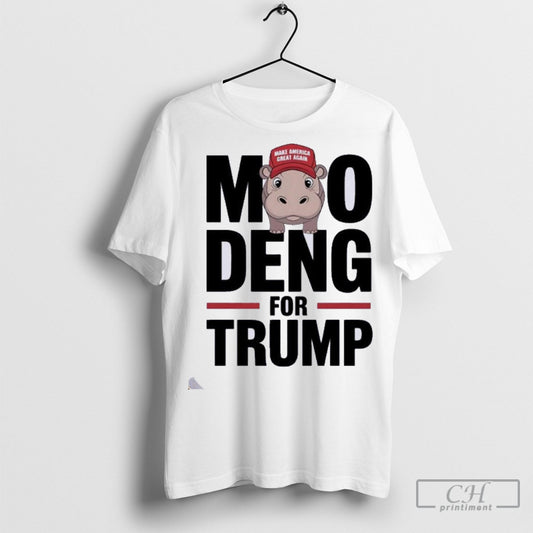 Moo Deng For Trump 2025 Maga T Shirt