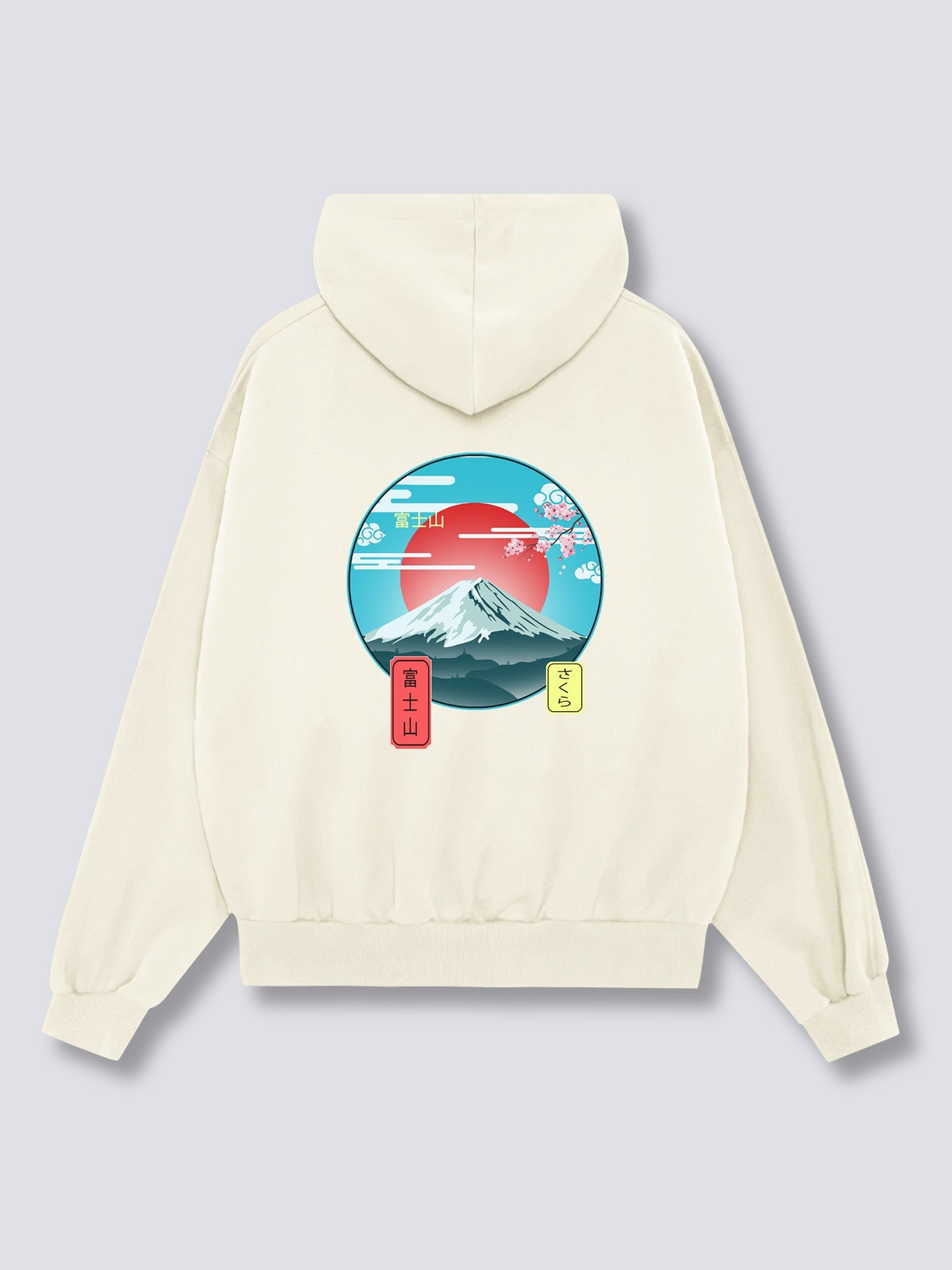 Mount Fuji Back Hoodie