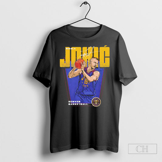Nikola Jokic Denver Nuggets Nba Basketball Premiere Signature Vintage Shirt