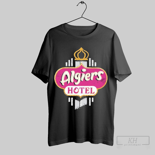 Official Algiers Hotel Las Vegas Vintage Shirt T Shirt Sweatshirt Cutom Poster Coffee Mugs Ornaments