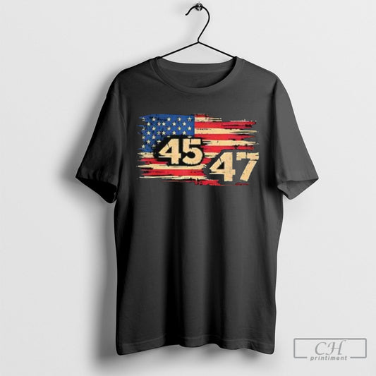 Official Donald Trump Inauguration Day 2025 47th President 47 Us Flag Shirts