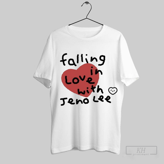Official Falling In Love With Jeno Lee Shirt T Shirt Sweatshirt Cutom Poster Coffee Mugs Ornaments
