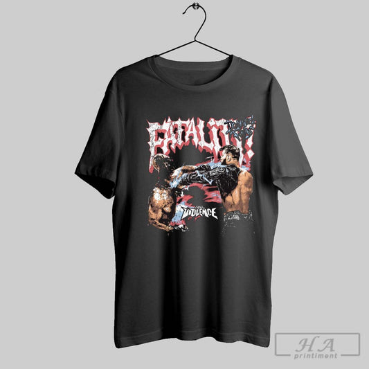 Official Full Violence Dominick Reyes Fatality Graphic Vintage T Shirt
