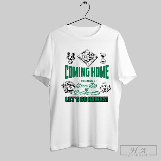 Official Green Hill Vs Hendersonville Coming Home 1 31 2025 Lets Go Hawks Vintage T Shirt