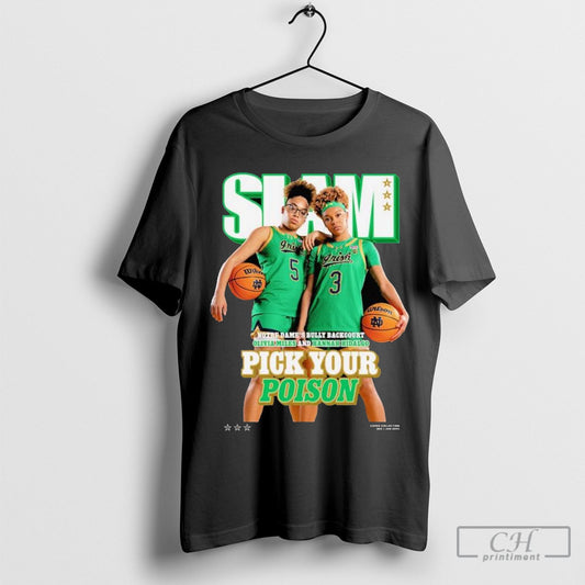 Official Hannah Hidalgo And Olivia Miles Notre Dames Bully Backcourt Slam Shirt