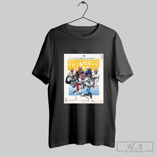 Official Los Angeles Chargers 2025 Nfl Draft Welcome Oronde Gadsden Ii Branson Taylor Omarion Hampton T Shirt