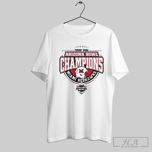 Official Miami Arizona Bowl Football Champions Miami Redhawks 2024 Snoop Dogg Vintage T Shirt