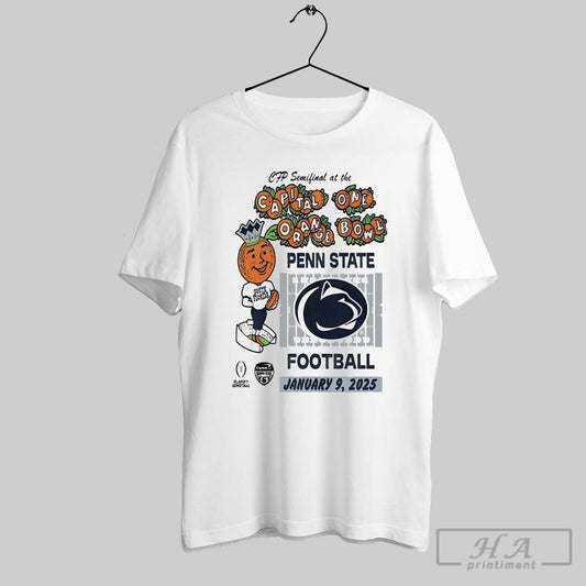 Official Penn State Nittany Lions Football 2025 Cfp Semifinal At The Capital One Orange Bowl Bound January 9 Vintage T Shirt