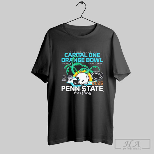 Official Penn State Nittany Lions Football Cfp Semifinal At The Capital One Orange Bowl 2025 Bound January 9 South Florida Vintage T Shirt