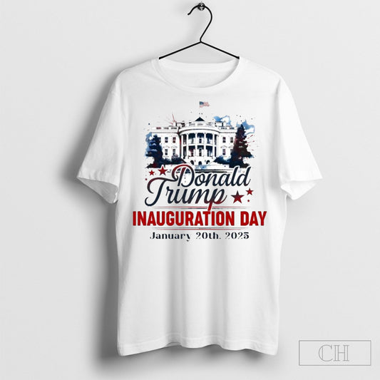 Official President Donald Trump Inauguration Day 2025 Memorabilia America White House T Shirt Cutom Poster Coffee Mugs Ornaments