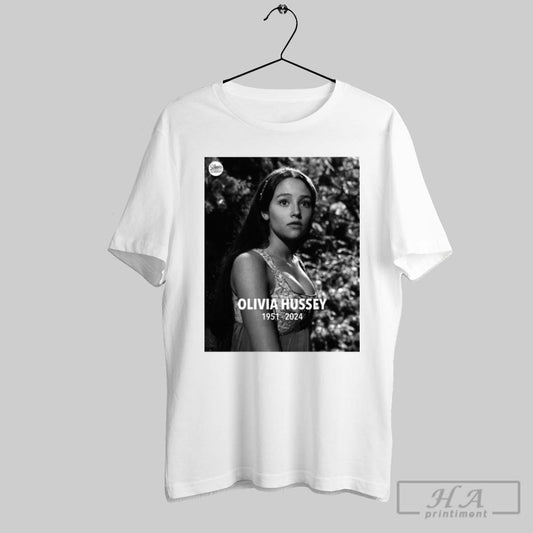 Official Rest In Peace Actor Olivia Hussey 1951 2024 Romeo Juliet T Shirt