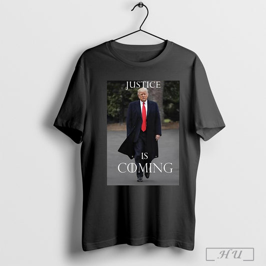 Official Sidney Powell Trump Justice Is Coming T Shirt
