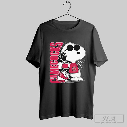 Official Snoopy Fan South Carolina Gamecocks T Shirts
