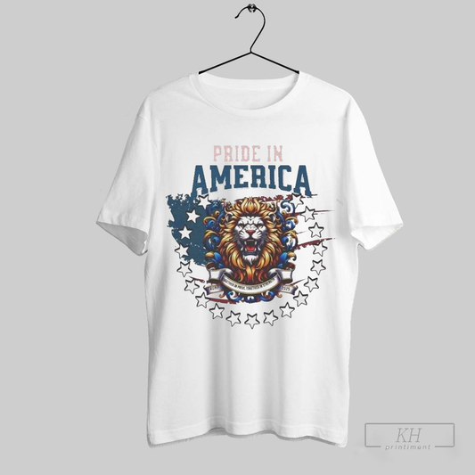 Official Strength And Pride In America Lion Trump Inaguaration 2025 Shirt T Shirt Sweatshirt Cutom Poster Coffee Mugs Ornaments