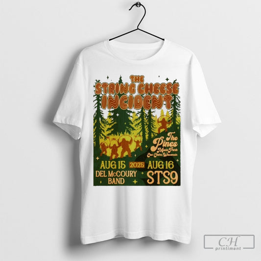 Official The String Cheese Incident The Pines Music Park Eau Claire Wi Aug 15 16 2025 Shirts