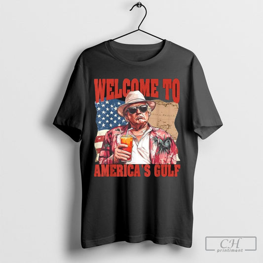 Official Trump Welcome To Americas Gulf Mexico President Shirts