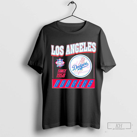 Official Vintage Los Angeles Dodgers Baseball Since 1958 Logo Tee Shirt T Shirt Sweatshirt Cutom Poster Coffee Mugs Ornaments