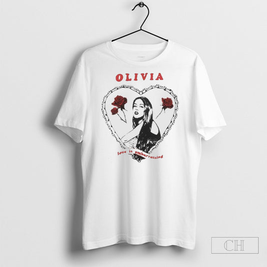 Olivia Rodrigo Love Is Embarrassing Valentines Shirt Sweatshirt Poster