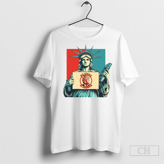 Original State Of Liberty No Kings In America Trump T Shirt