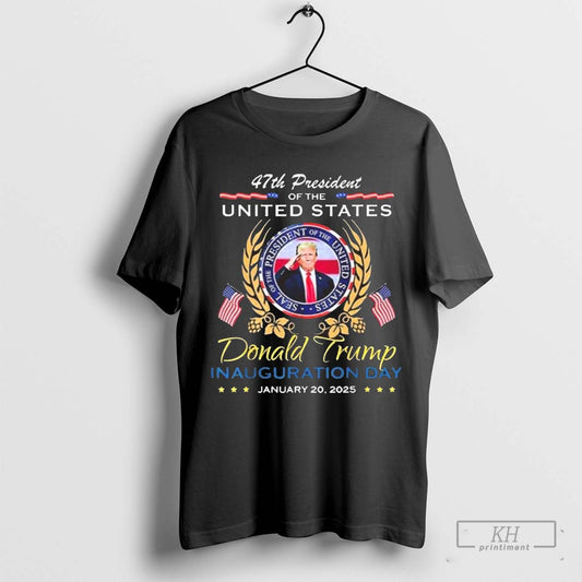 President Donald Trump Inauguration Day 2025 Memorabilia T Shirt T Shirt Sweatshirt Cutom Poster Coffee Mugs Ornaments