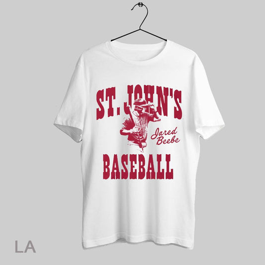 Top Jared Beebe St Johns Red Storm Mens Baseball Ncaa Division I Cartoon T Shirt Sweatshirt Hoodie Shirt