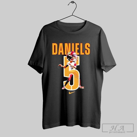 Top Jayden Daniels Big Head 5 Nice Vintage T Shirt