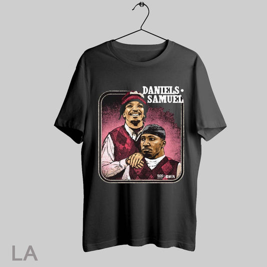 Top Jayden Daniels And Deebo Samuel Washington Commanders Step Brothers Vintage T Shirt Sweatshirt Hoodie Shirt