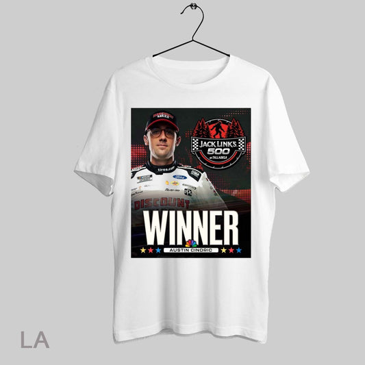 Top Nascar Congratulate Austin Cindric Winner Jack Links 500 At Talladega Poster T Shirt Sweatshirt Hoodie Shirt