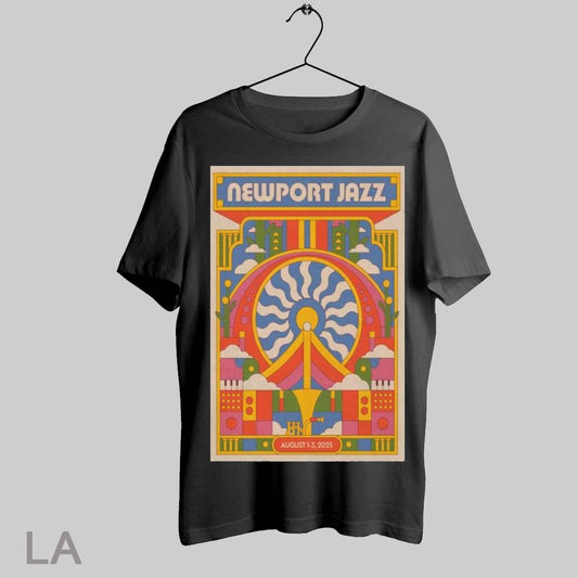 Top Poster Newport Jazz Show Aug 1 3 2025 Fort Adams State Park Newport Ri T Shirt Sweatshirt Hoodie Shirt