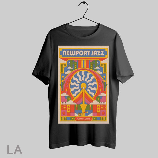 Top Poster Newport Jazz Show August 1 3 2025 Fort Adams State Park Newport Ri T Shirt Sweatshirt Hoodie Shirt