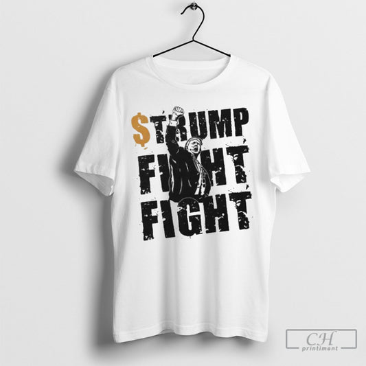 Top Trump Fight Fight Coin Meme Shirt
