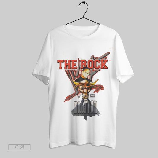 Top Vintage 1999 The Rock Wwf Attitude Millennium Unisex Sweatshirt T Shirt