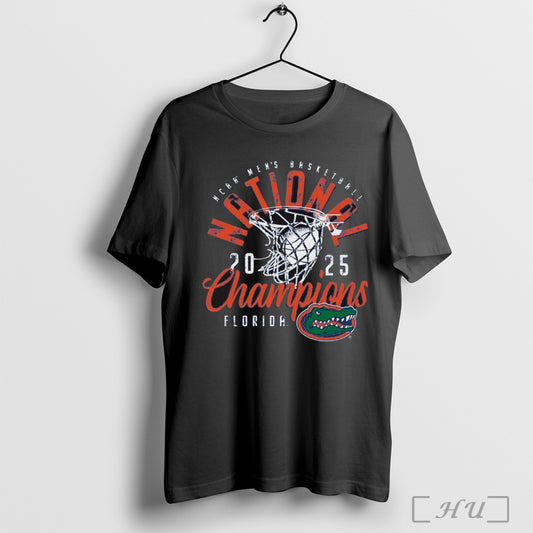 Trending Florida Gators Ncaa Mens Basketball National Champions Distressed Net 2025 Win Houston Cougars Vintage T Shirt Sweatshirt