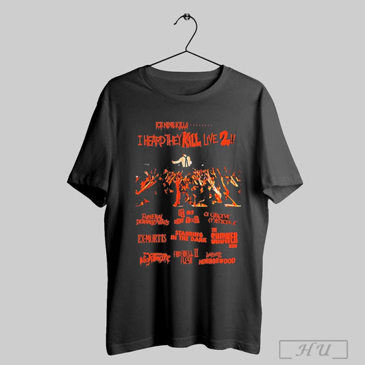 Trending Ice Nine Kills Tied N Died I Heard They Kill Live 2 Funeral Derangements It Is The End A Grave Mistake Vintage T Shirt Sweatshirt