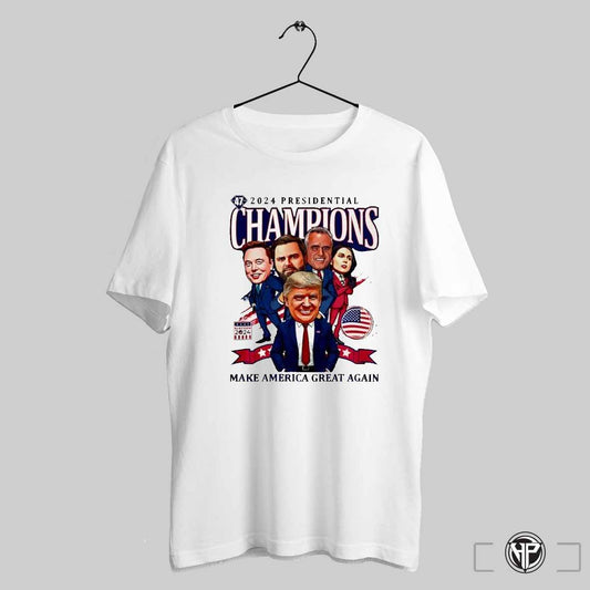 Trump 47th 2024 Presidential Champs Make American Great Again Maga Team Shirt Trendy Sweatshirt