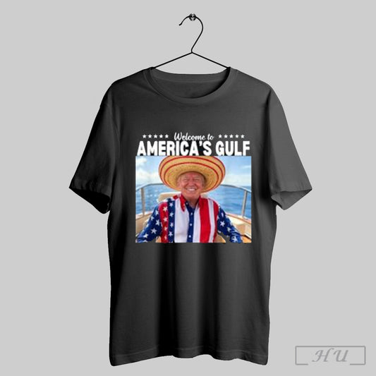 Trump Americas Gulf Mexico President Trump Sombrero T Shirt