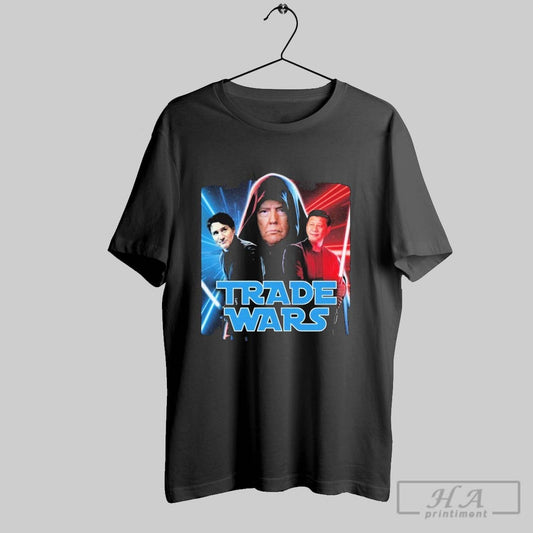 Trump And Xi Jinping Trade Tariff Wars Star Wars T Shirts