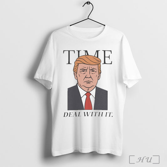 Trump Caricature Time Deal With It T Shirt Sweatshirt