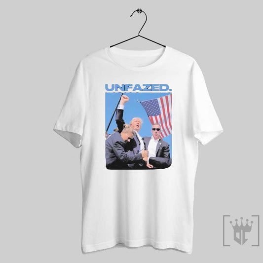 Trump Shooting Unfazed Iconic T Shirts