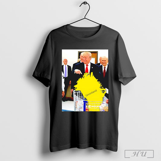 Trump Abandoned Shopping Cart Greenland T Shirt