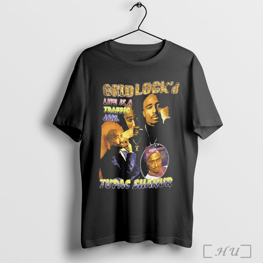 Vintage 1990s Tupac 2pac Gridlockd T Shirt Sweatshirt