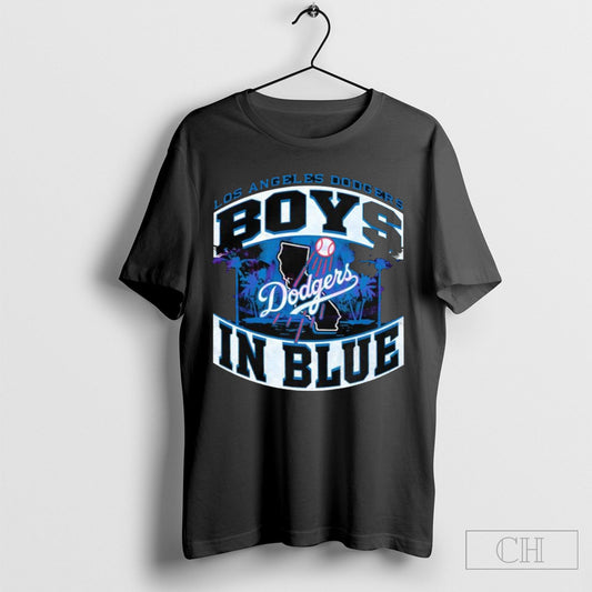 Vintage Los Angeles Dodgers Baseball Boys In Blue T Shirts Cutom Poster Coffee Mugs Ornaments