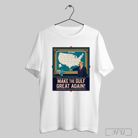 Welcome To Usa Gulf Trump Americas Gulf Map Shirt T Shirt Sweatshirt Hoodies Poster