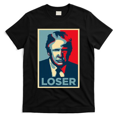 Anti Trump Obama Hope Poster Loser T-Shirt