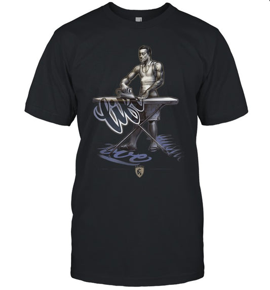 Ogabel Ironing Life T Shirt Black