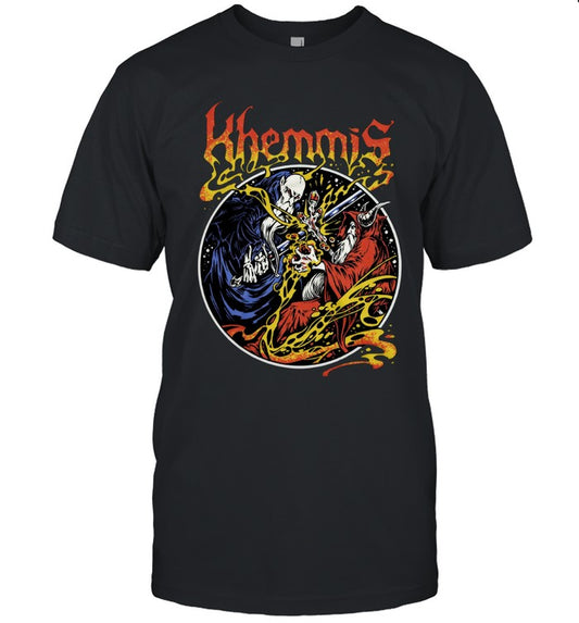 Khemmis Dueling Wizards Black T Shirt