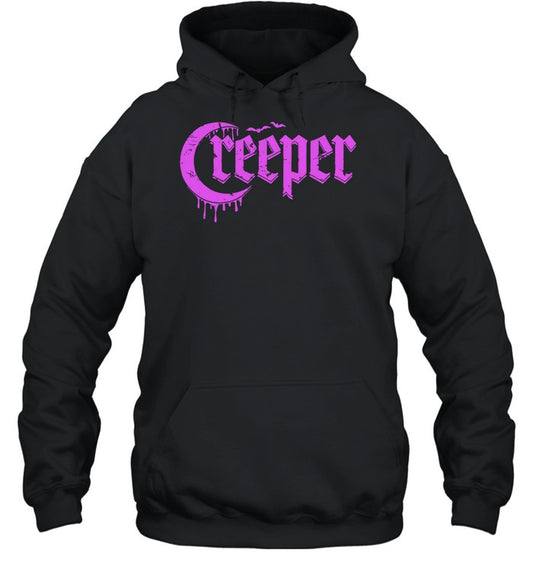 Creeper Purple Logo Unisex Hoodie