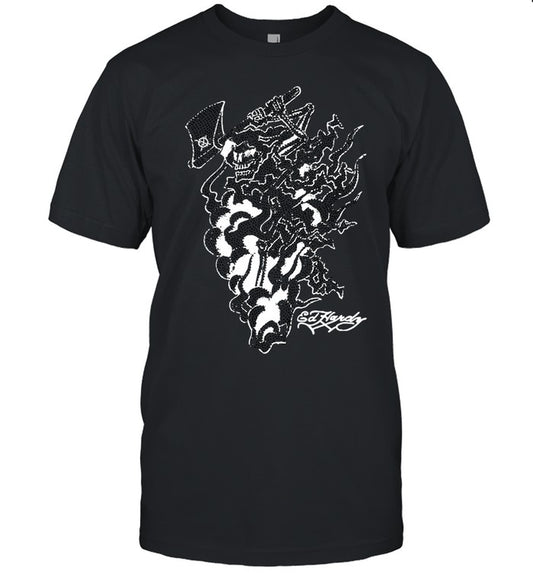 Ken Carson Axe Skull Black T Shirt